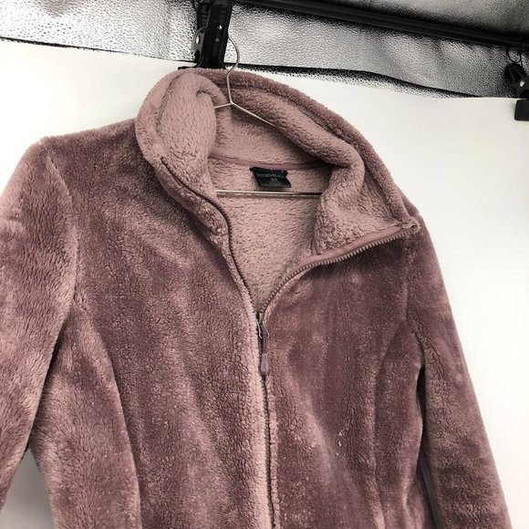 32 Degree heat Mauve purple full zip teddy jacket in Lavender Medium - Picture 5 of 16